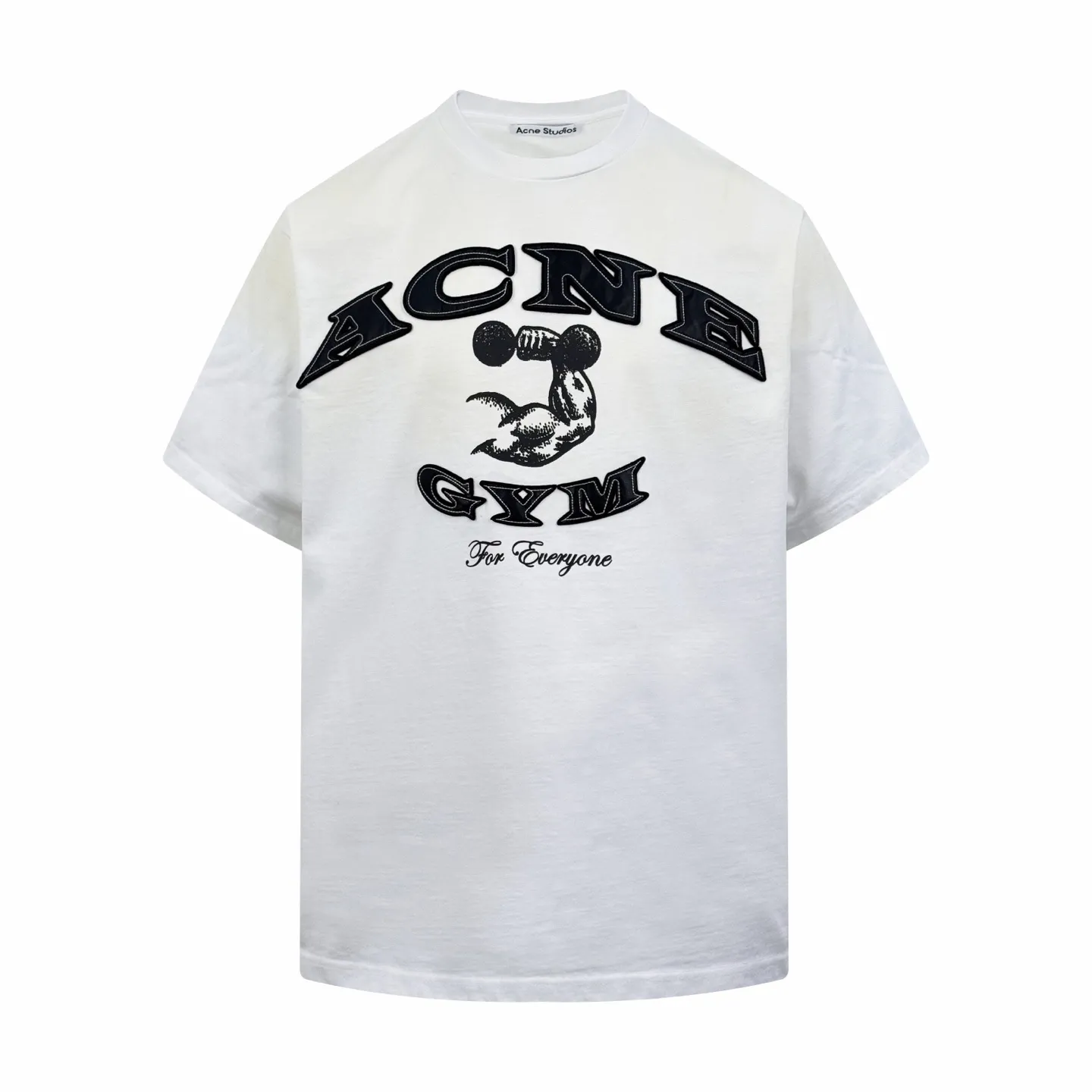 Acne Studios （White） 4,100 ， White ACNE GYM Black For Everyone Retro ， ACNE GYM ， ， ， 。 Size:S-M-L-XL